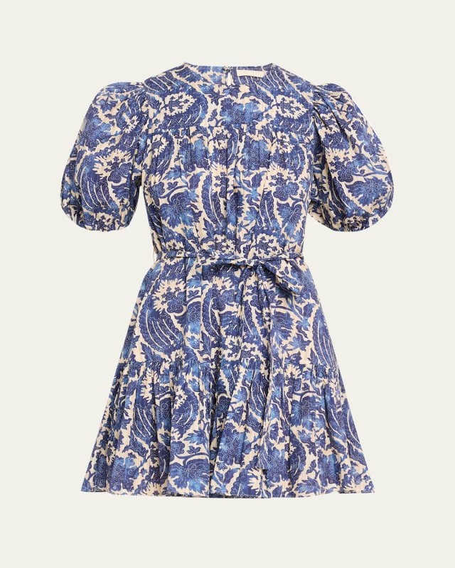 Rosalie Short-Sleeve Mini Dress
